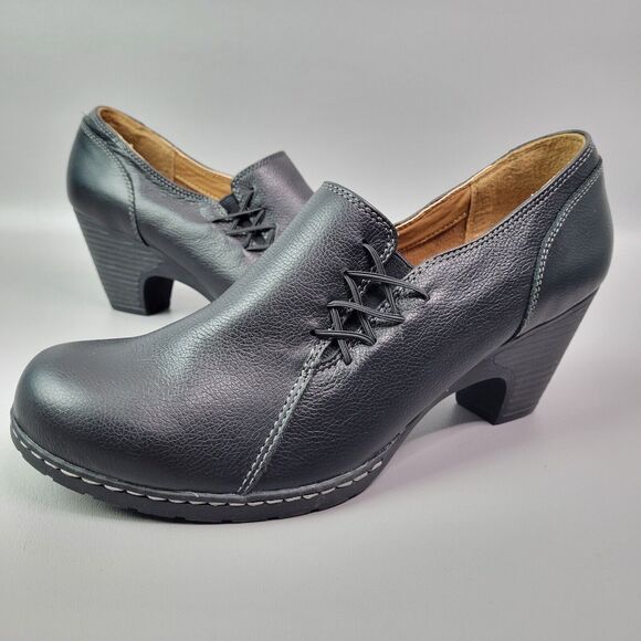 Eurosoft by Sofft Womens Taja Pump Ankle Boot Black Slip On Shoe Size 11 M - Picture 1 of 9